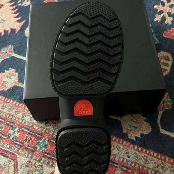 Sorel Ona Ave Black Waterproof Chelsea Boots - Picture 3 of 5